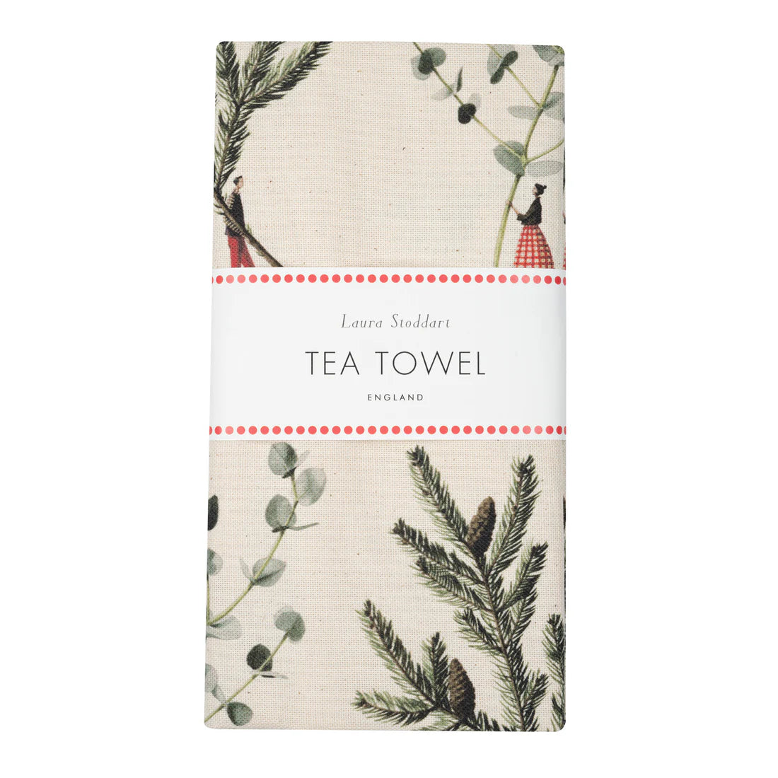 TEA TOWEL - CHRISTMAS Spruce & Eucalyptus