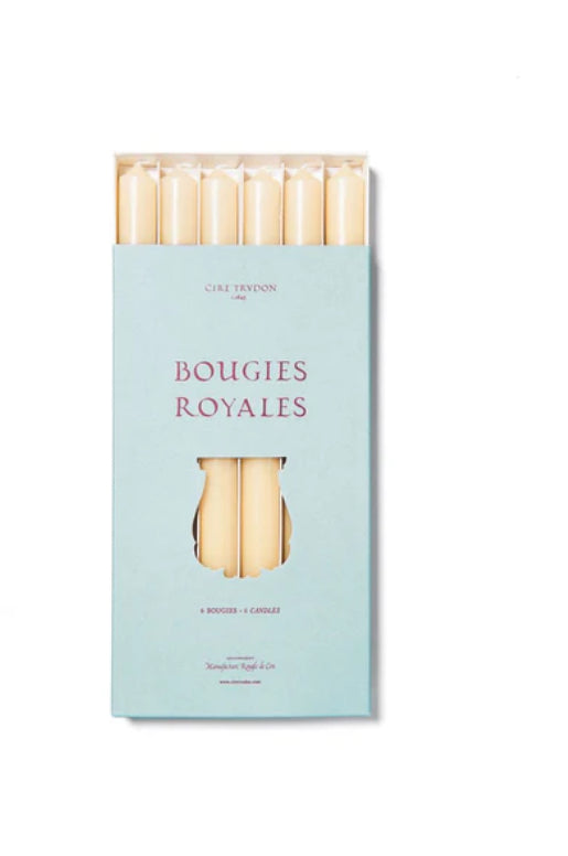 Madeleine Taper Candle - Beige