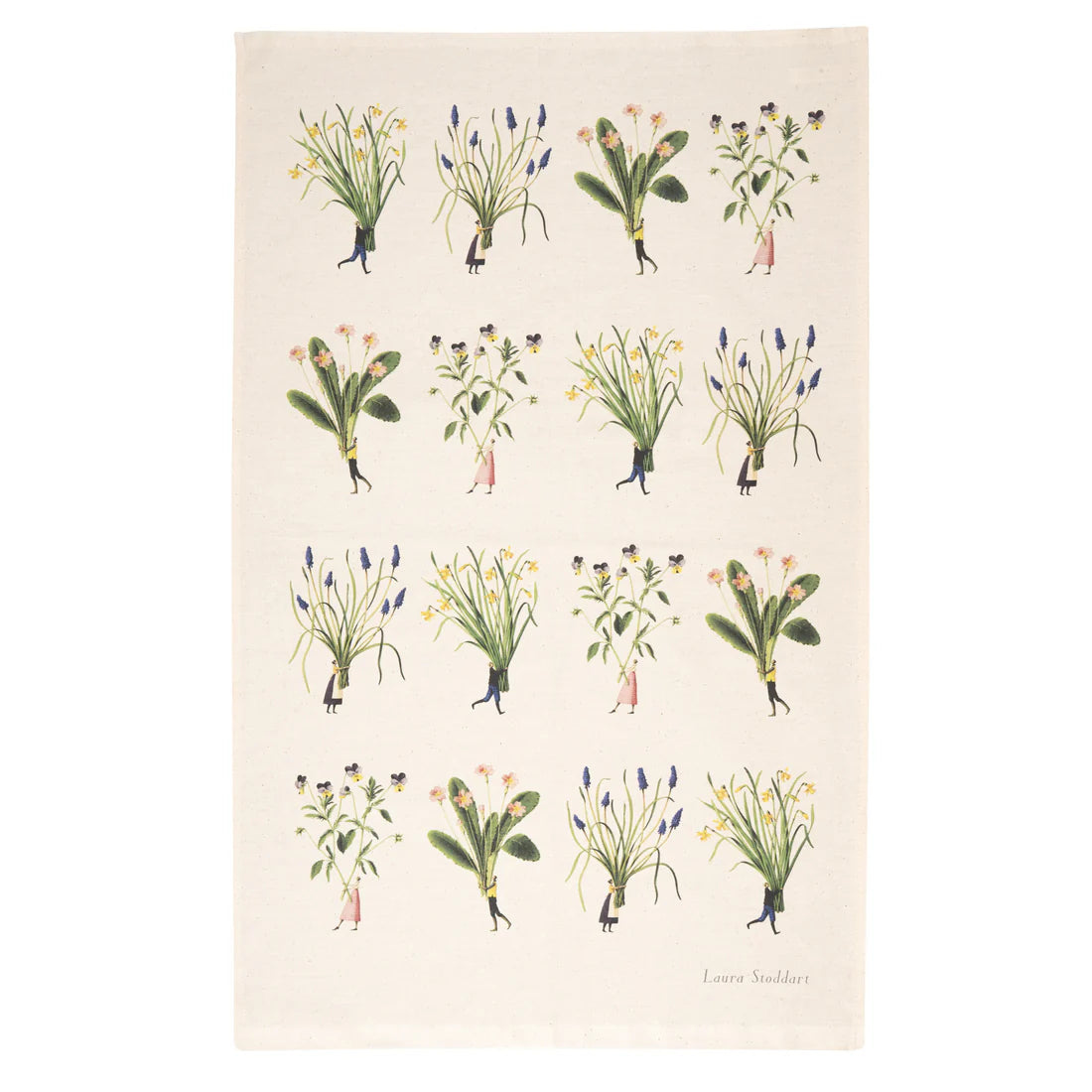 TEA TOWEL - spring flowers