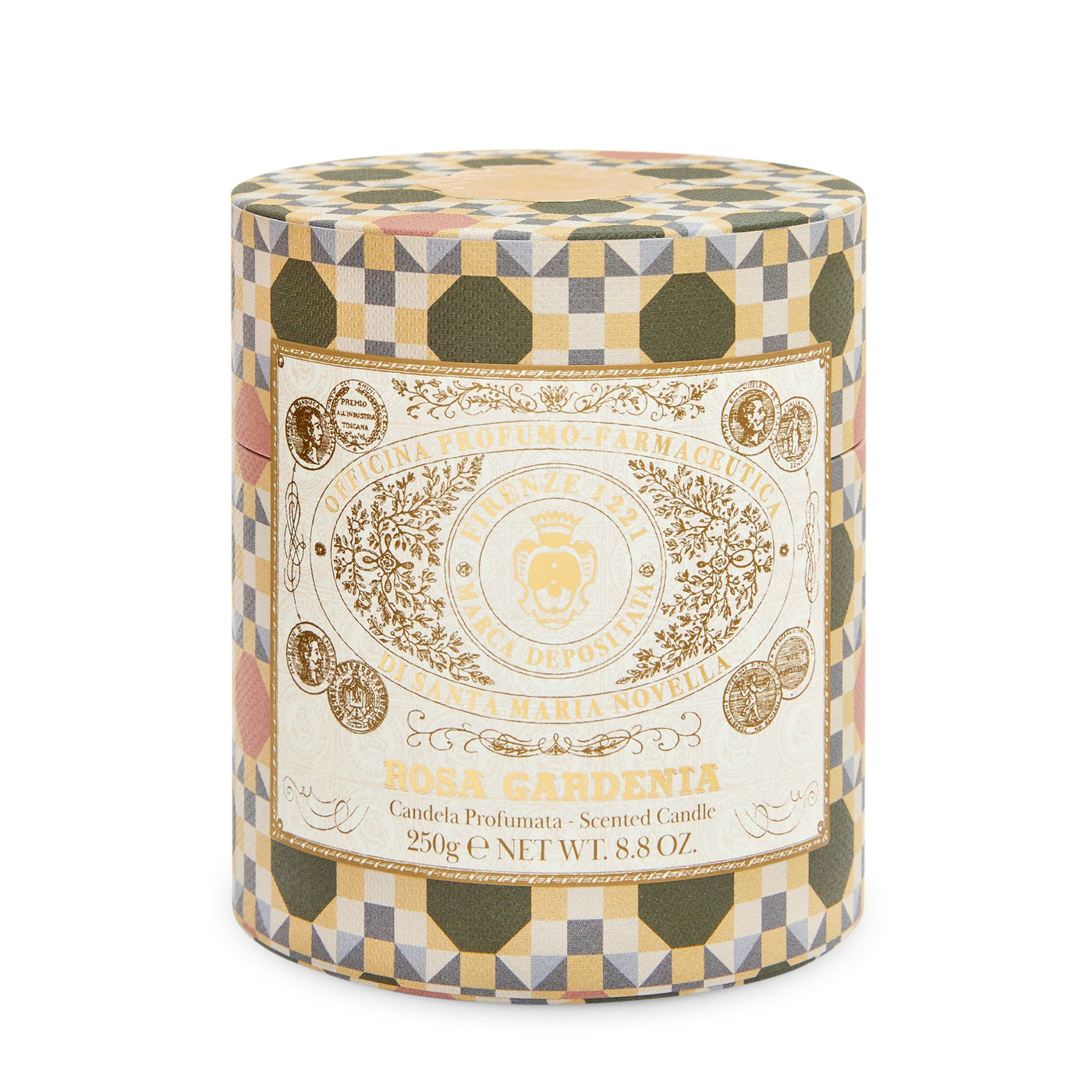 Rosa Gardenia Scented Candle  FIRENZE 1221 EDITION