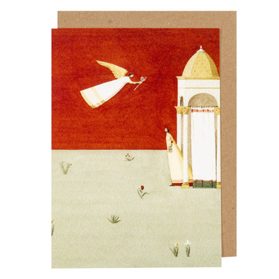 GREETING CARD 10 PACK Angel appeared & Pear tree