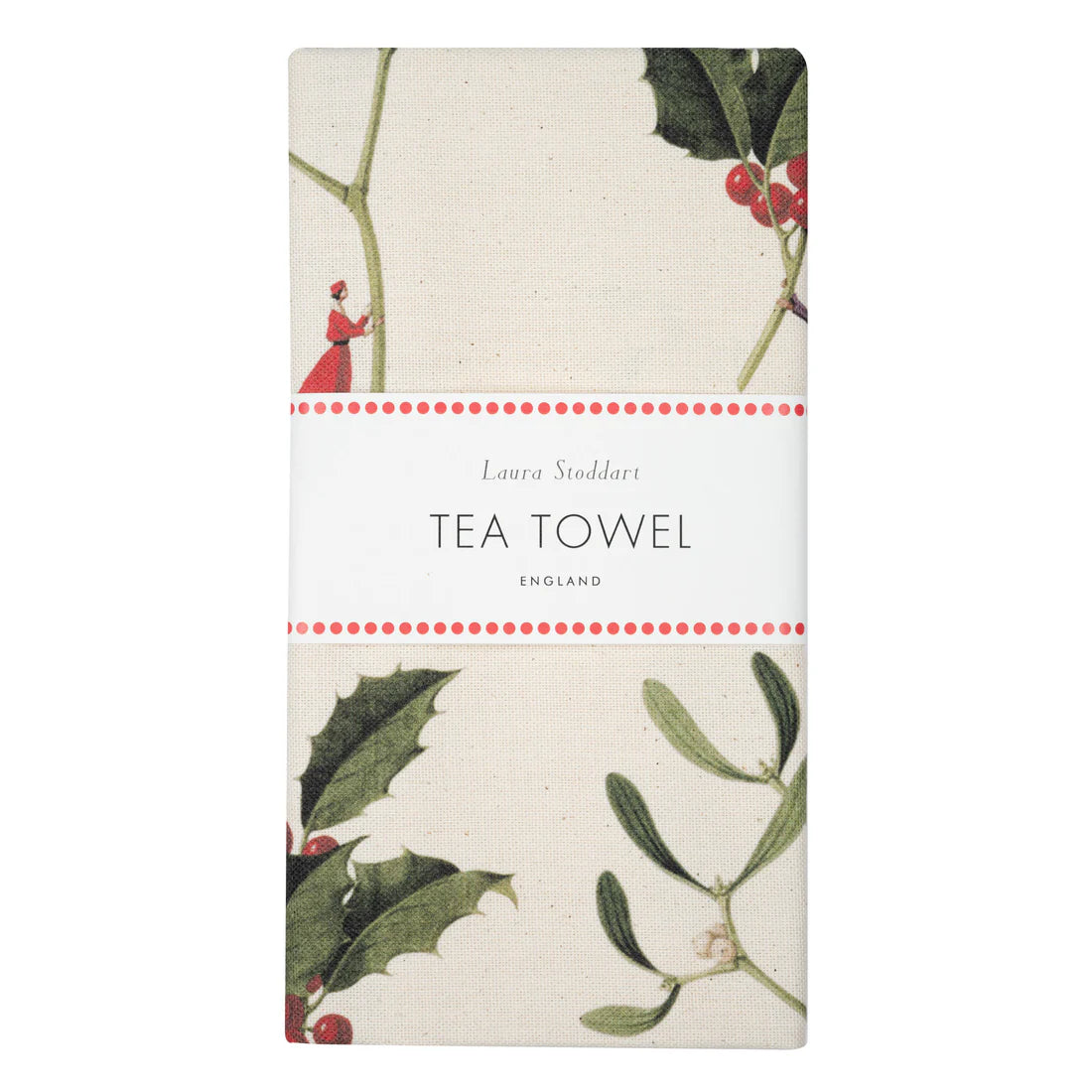 TEA TOWEL - CHRISTMAS CANDY CANE    HC38