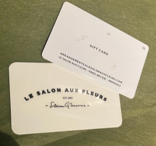 GIFT CARD LE SALON AUX FLEURS