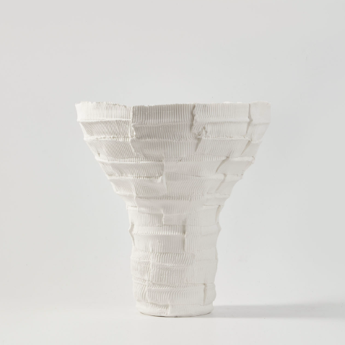 Ponderosa Vase Ivory