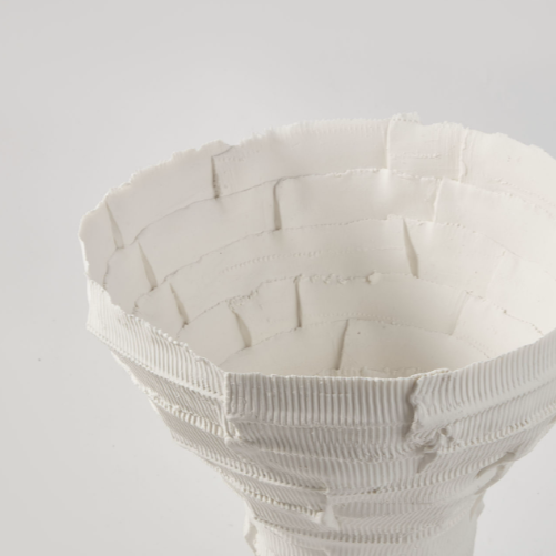 Ponderosa Vase Ivory