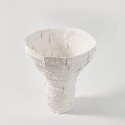 Ponderosa Vase Ivory