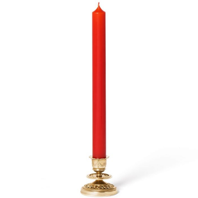 CHISELLED CANDLESTICK -  Gold plated