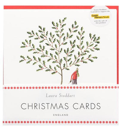 Cards - Christmas -Winter Square ( pkt 8 )