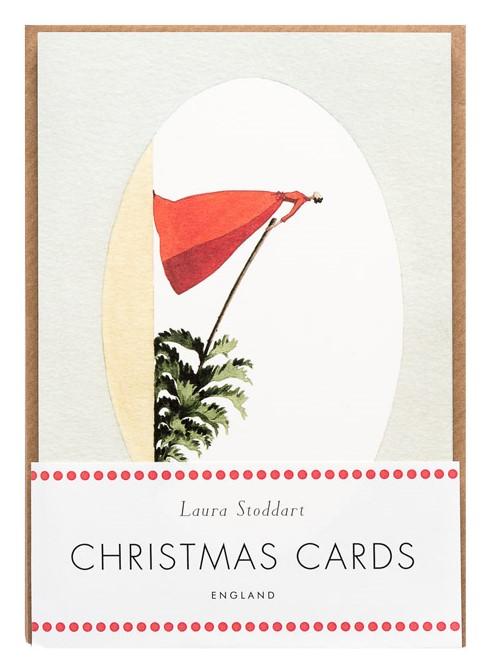 Cards - Christmas Mrs Xmas (pkt 10)