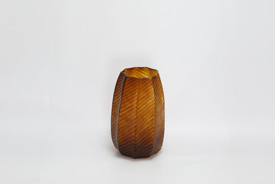 Lotus Vase Amber