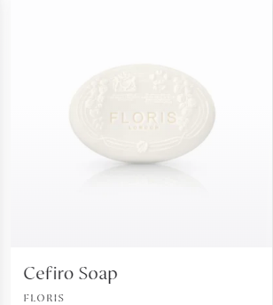 Floris Cefiro Luxury Soap Set of Three 3
